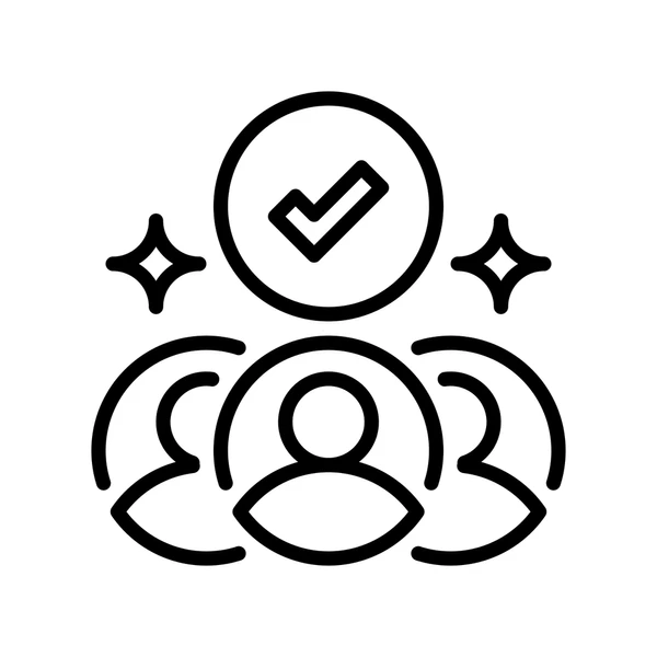 candidate selection line icon outline 600nw 2719835035